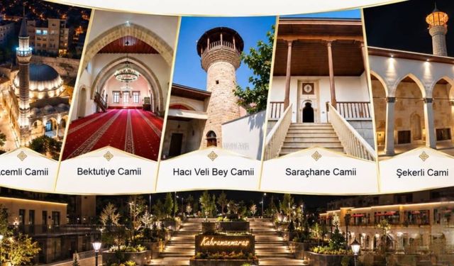 Kahramanmaraş’ta 5 tarihi cami yeniden ibadete açılıyor