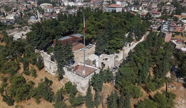 Tarihi Kahramanmaraş Kalesi kapılarını açmak için gün sayıyor