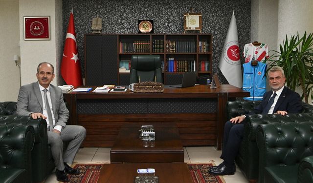 Başkan Görgel’den Gülecen, Kan ve Güler’e ziyaret