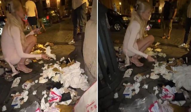 150 Bin Dolarlık Peçete Şoku! Genç Kadın Çöpleri Karıştırdı