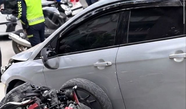 Polatlı'da Motosiklet Sürücüsü Ağır Yaralandı