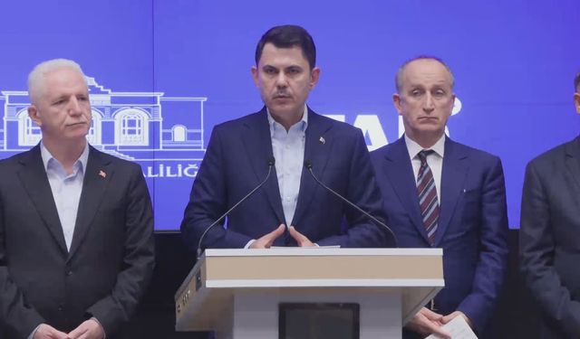 Bakan Kurum, selin ardından yürütülen çalışmalara ilişkin açıklamalarda bulundu