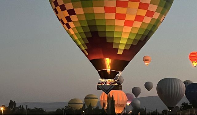 Kapadokya'da Balonlar Gazze İçin Yükseldi