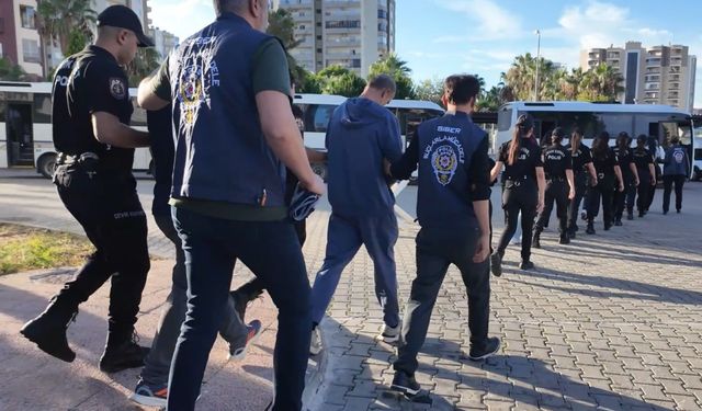 Mersin'de Yasa Dışı Bahis Operasyonunda 26 Tutuklama