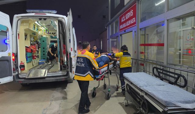 Kozan'da otomobil kamyonete çarptı: 2 yaralı
