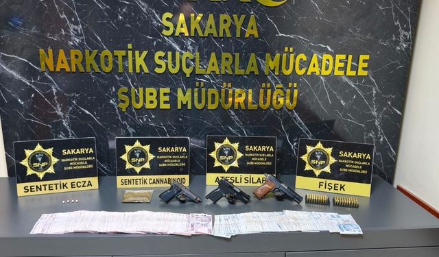 Sakarya'da uyuşturucu operasyonu: 14 gözaltı