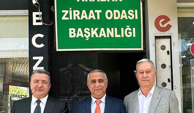 Sağlam'dan Araban Ziraat Odasına ziyaret