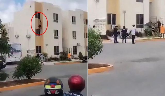Eşi Eve Gelince Pencereden Kaçtı! Üçüncü Kattan Yere Çakıldı
