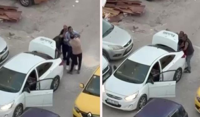 Görenler gözlerine inanamadı! Adamı bagaja koyup kaçırdılar