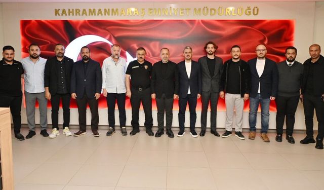 Kahramanmaraş Emniyetinde ziyaret hareketliliği