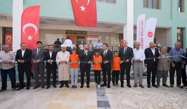 Kahramanmaraş depremlerinin ardından Hatay'da 137'nci cami tamamlandı