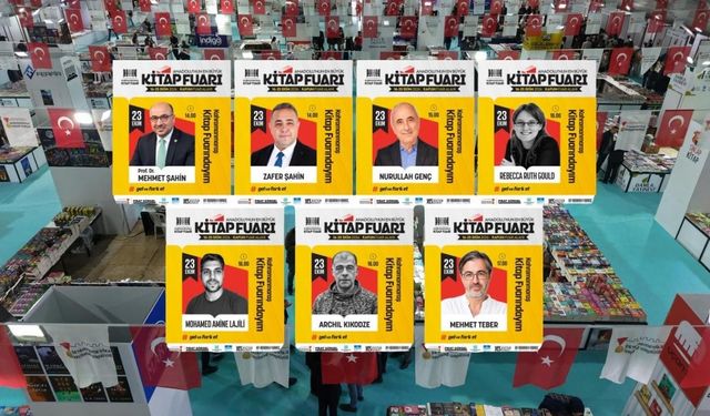 Kahramanmaraş Kitap Fuarı'nda 23 Ekim'de ünlü isimler buluşuyor!