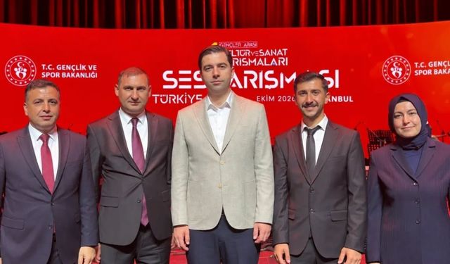 Kahramanmaraşlı genç ses yarışmasında Türkiye ikinciliği