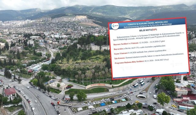 Kahramanmaraş’ta 60 kişilik İŞKUR alımı başladı! Başvurular 5 gün sürecek