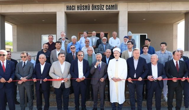 Kahramanmaraş'ta Hanifi Öksüz'ün babası adına yaptırdığı cami açıldı