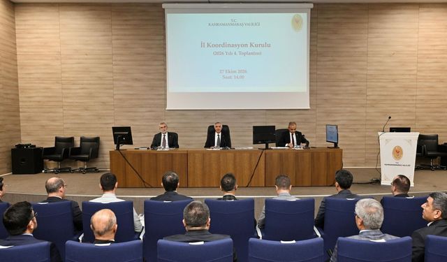 Kahramanmaraş'ta koordinasyon toplantısı yapıldı