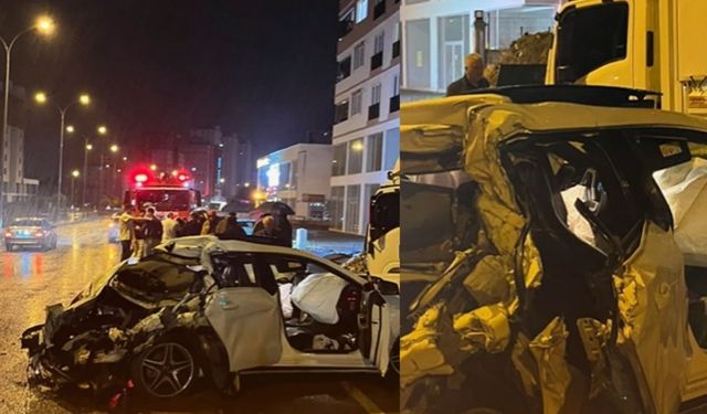 Kahramanmaraş’ta Otomobil Park Halindeki Araçlara Çarptı: 1 Yaralı