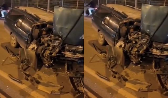 Kahramanmaraş’ta otomobil park halindeki TIR’a çarptı: 1 ağır yaralı