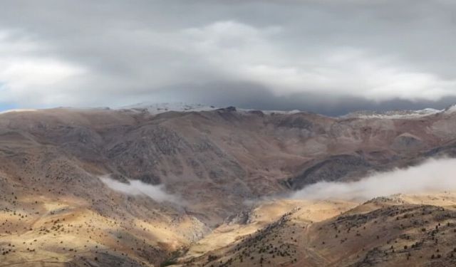 Kahramanmaraş’ta sezonun ilk karı yağdı