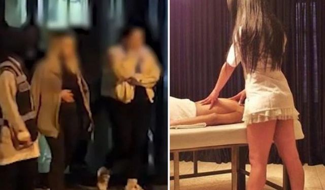 Masaj salonu adı altında fuh*ş yaptırmışlar! 13 adrese polis baskını