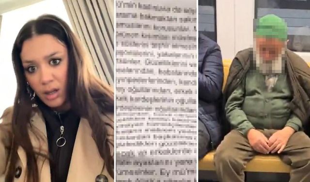 Metroda Genç Kadına Ayetli Kağıt Uzattı: “Sana Yazıldı”