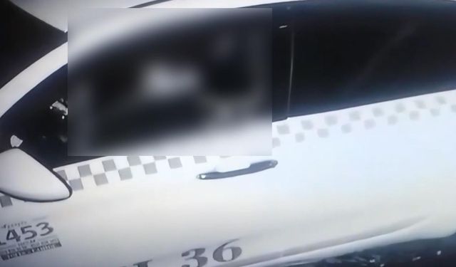 Taksi Şoförü Aracın İçinde Uygunsuz Hareketlerde Bulunurken Yakalandı