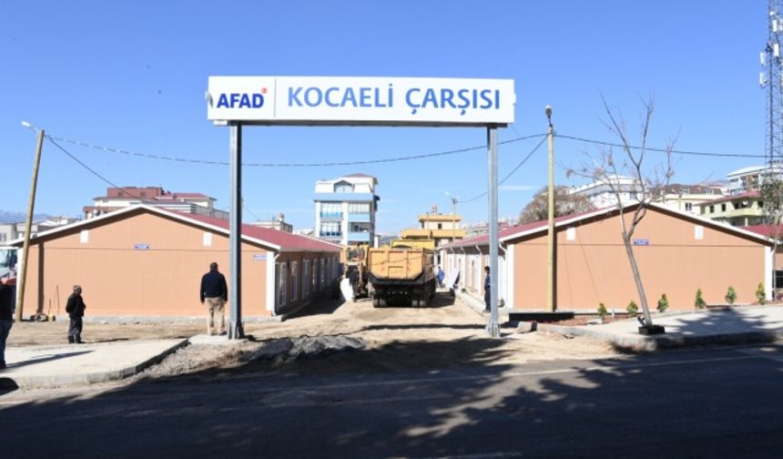 Esnaflar Kocaeli Çarşısı’na Yerleşmeye Başladı