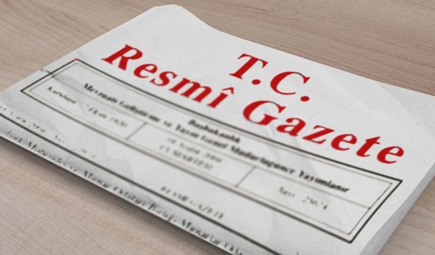 Resmi Gazete'de bugün 02.01.2024