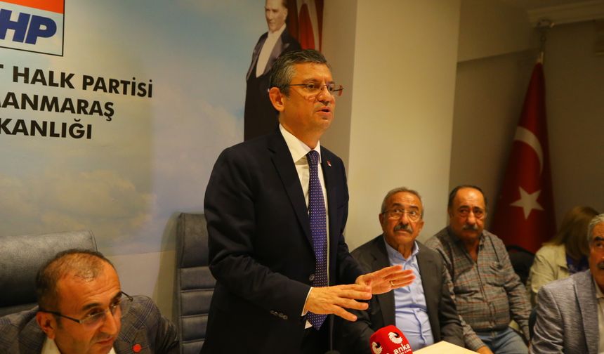 CHP Genel Başkan Adayı Özel Kahramanmaraş’ta
