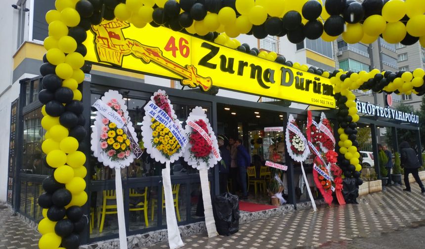 Kahramanmaraş Lezzet Haritasına Yeni Bir Katkı: 46 Zurna Dürüm Açıldı!