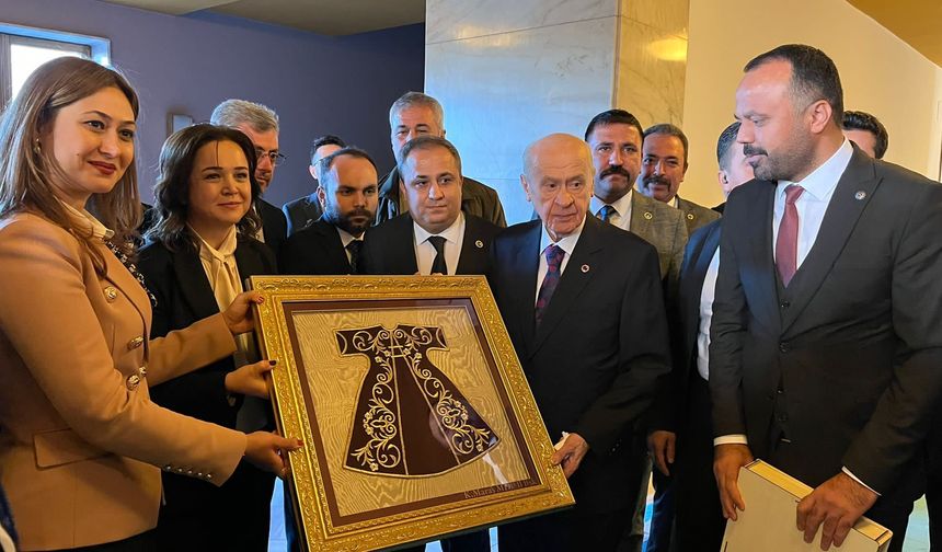 MHP Kahramanmaraş İl Başkanlığı, Devlet Bahçeli'yle Buluştu ​​​​​​​