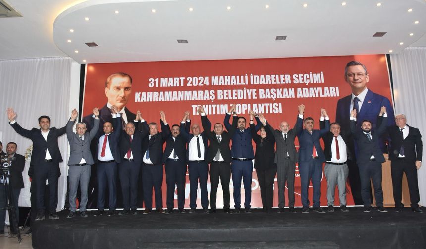 Kahramanmaraş İttifakı Belediye Başkan Adaylarını Tanıttı