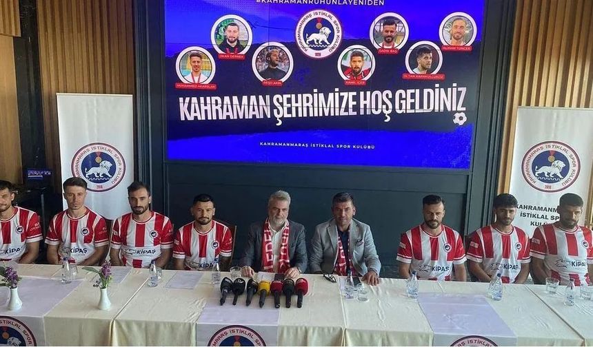 Kahramanmaraş İstiklalspor 7 Futbolcuyu Transfer Etti