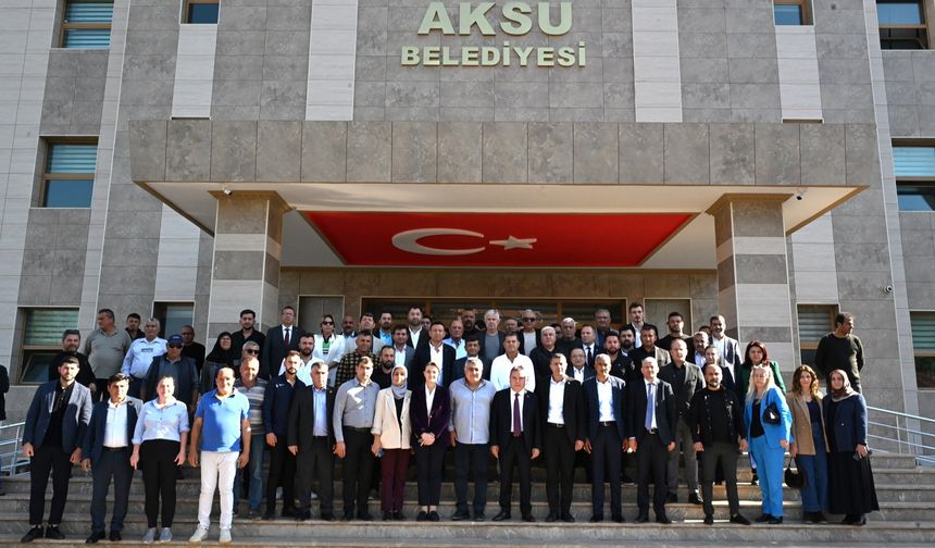 Başkan Böcek: "Aksu İçin Elimizden Geleni Yapacağız"