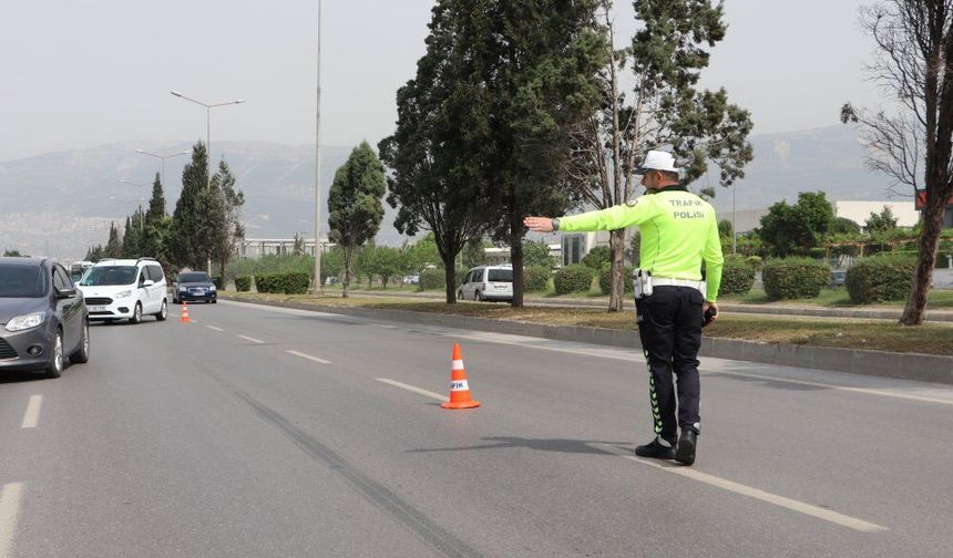 Kahramanmaraş’ta 1 haftada 84 araç trafikten men edildi