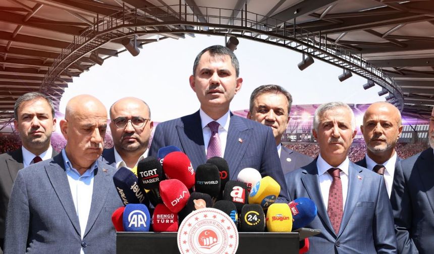 Bakan Kurum Duyurdu: Yeni Stadyum İçin Geri Sayım Başladı