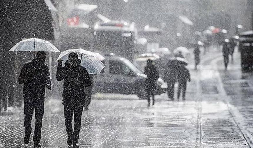 Meteoroloji'den sağanak yağış uyarısı
