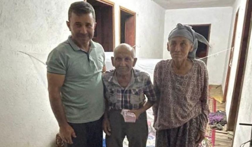 Yangında 80 bin lirasını kaybeden yaşlı adamın parası yenisiyle değiştirildi