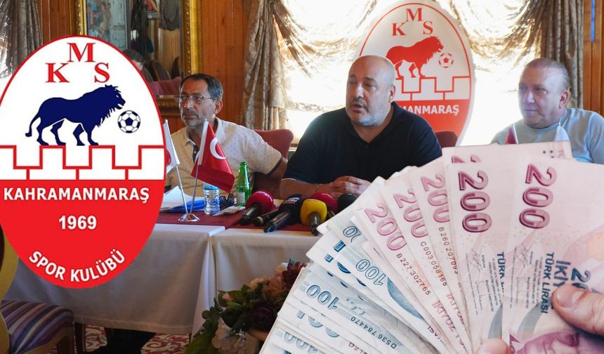 Başkan Ceyhan, Kahramanmaraşspor'un Borcunu Açıkladı!