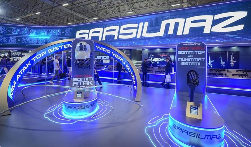 Sarsılmaz, ATAK burun topu ve insansız kara robotlarıyla IDEF 2025'te öne çıktı