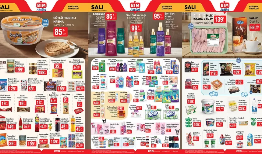 BİM Salı İndirimi: Tavuk, Peynir ve Şampuan Fiyatları Düşüyor