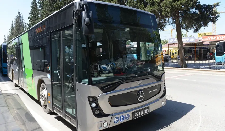 Kahramanmaraş'ta bayramda ücretsiz ulaşım