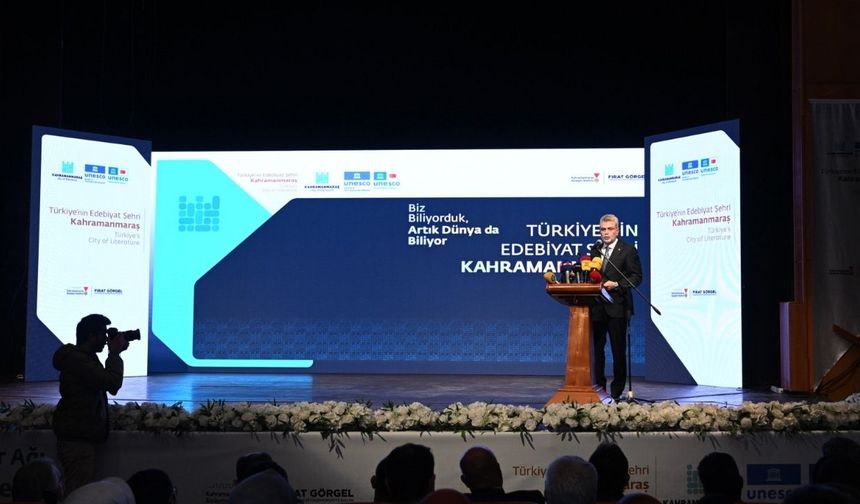 Kahramanmaraş, Türkiye’nin İlk UNESCO Edebiyat Şehri Ünvanını Aldı