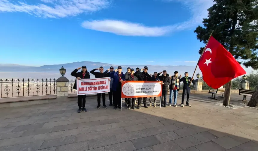 Kahramanmaraş Millî Eğitim izcileri şehrin tarihine yolculuk yaptı