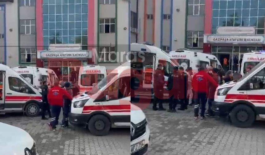 Kahramanmaraş’ta ilkokulda zehirlenme iddiası: Çok sayıda öğrenci hastaneye kaldırıldı