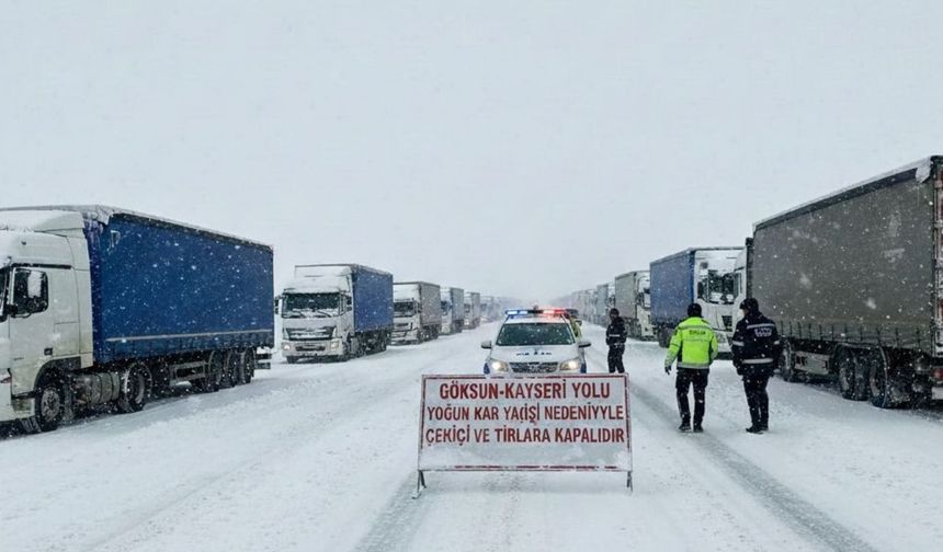 Kahramanmaraş–Göksun Karayolunda Ağır Tonajlı Araç Geçişine İzin Verilmiyor