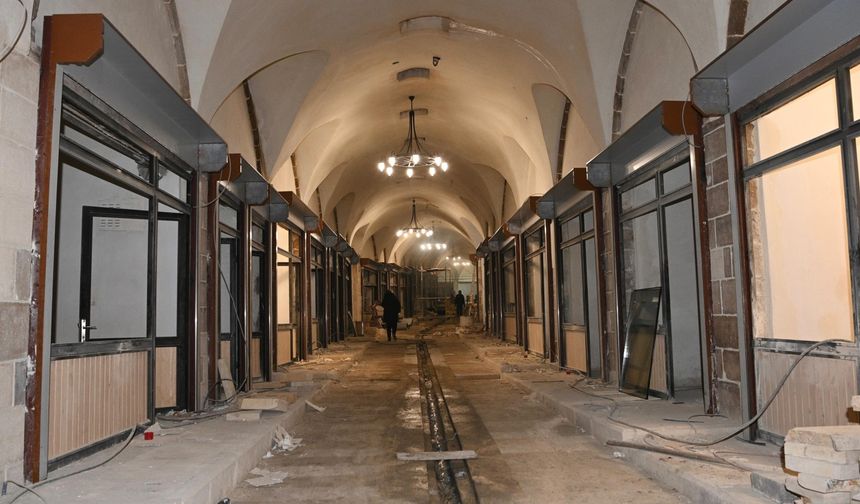 Kahramanmaraş Tarihi Kapalı Çarşı Şubat Ayında Açılacak