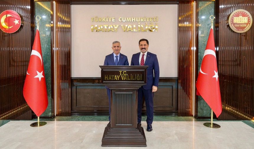 Kahramanmaraş ve Hatay valileri bir araya geldi