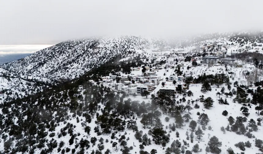 Sertavul Yaylası’nda kar sonrası kartpostallık manzaralar