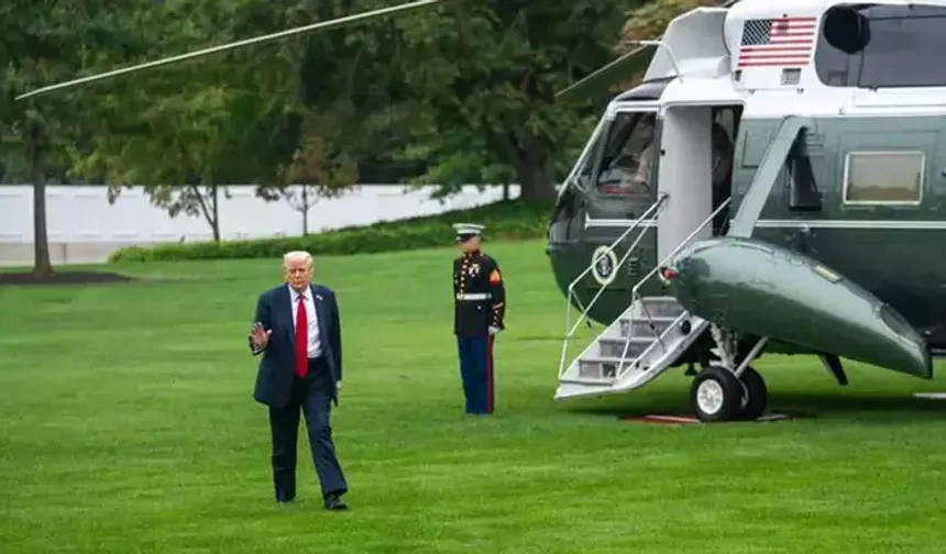 Trump'ın uçağında havadayken arıza tespit edildi